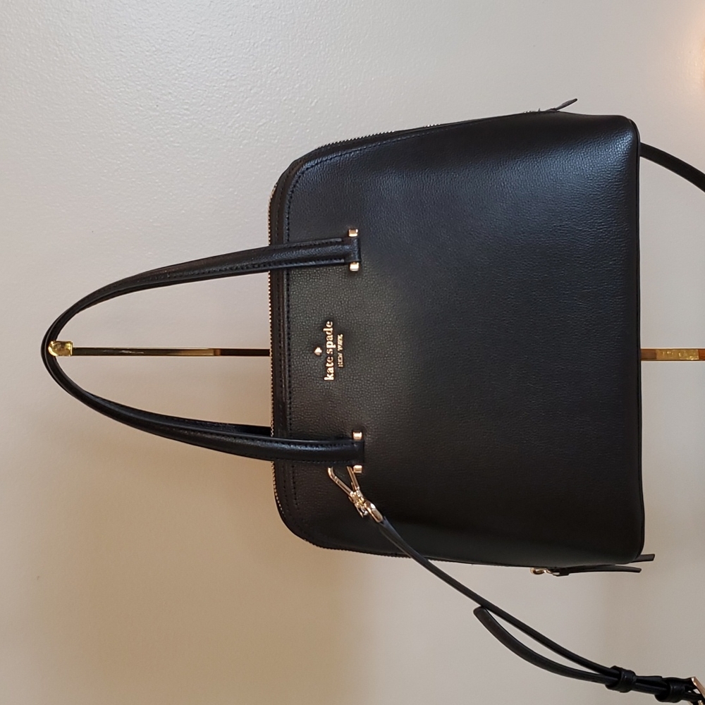 🎉HP🎉! Kate Spade ♥️NWT♥️ Medium Black Dome Satchel! - Picture 15 of 16